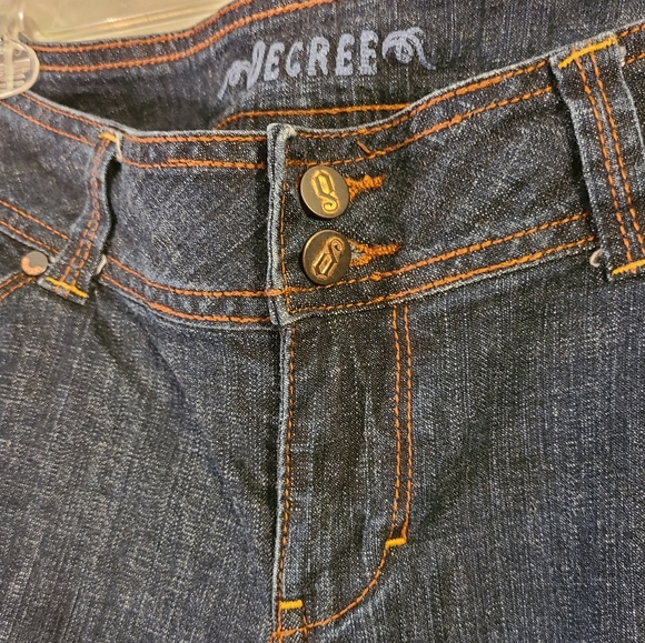 Decree Double Button Blue Jeans Size 13 - Picture 2 of 9